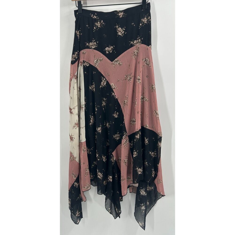 Dolls Kill Widow Leaves Of Fate Maxi Skirt Widow Patchwork Boho Fairy Size S
